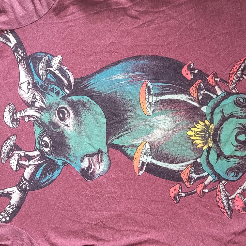 Diva Burgundy Graphic Tee